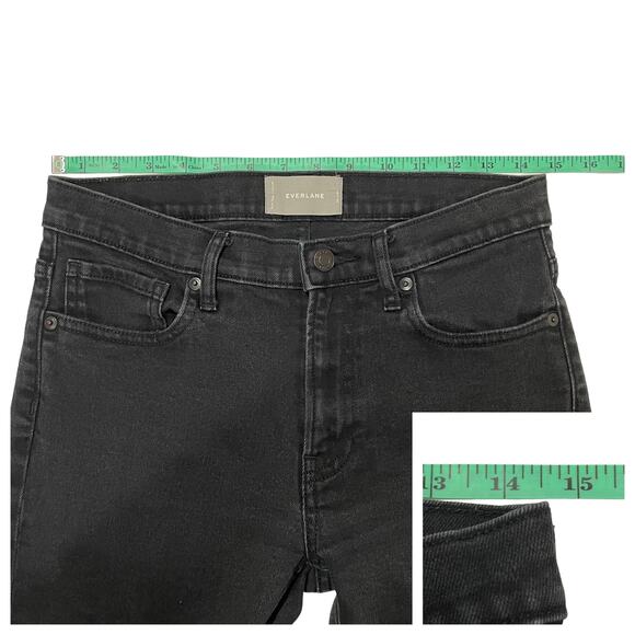 Everlane Straight Leg Ankle Jeans - Washed Black - 28 - Picture 4 of 10